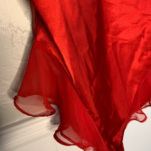 Vintage Victoria Secret Gold Label Red Lingerie - Picture 3 of 4